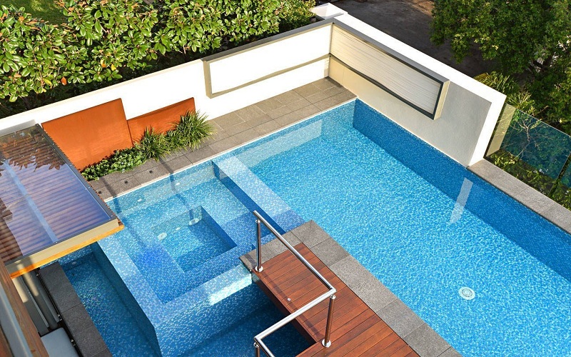 rooftop swimming pool for home