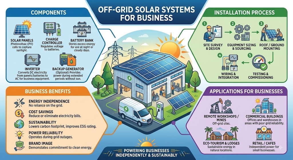 Off-Grid Solar Systems for Business