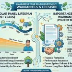 Importance of Solar panel warranty and life span