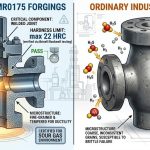 How NACE MR0175 Hardness Limits and Sour Service Requirements Separate Reliable Oil and Gas Forged Components from Ordinary Forgings